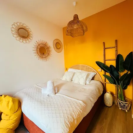 Apartamento Renove Climatise Confort - Lit Queen Size - Emplacement Ideal Pres Des Plages Niza